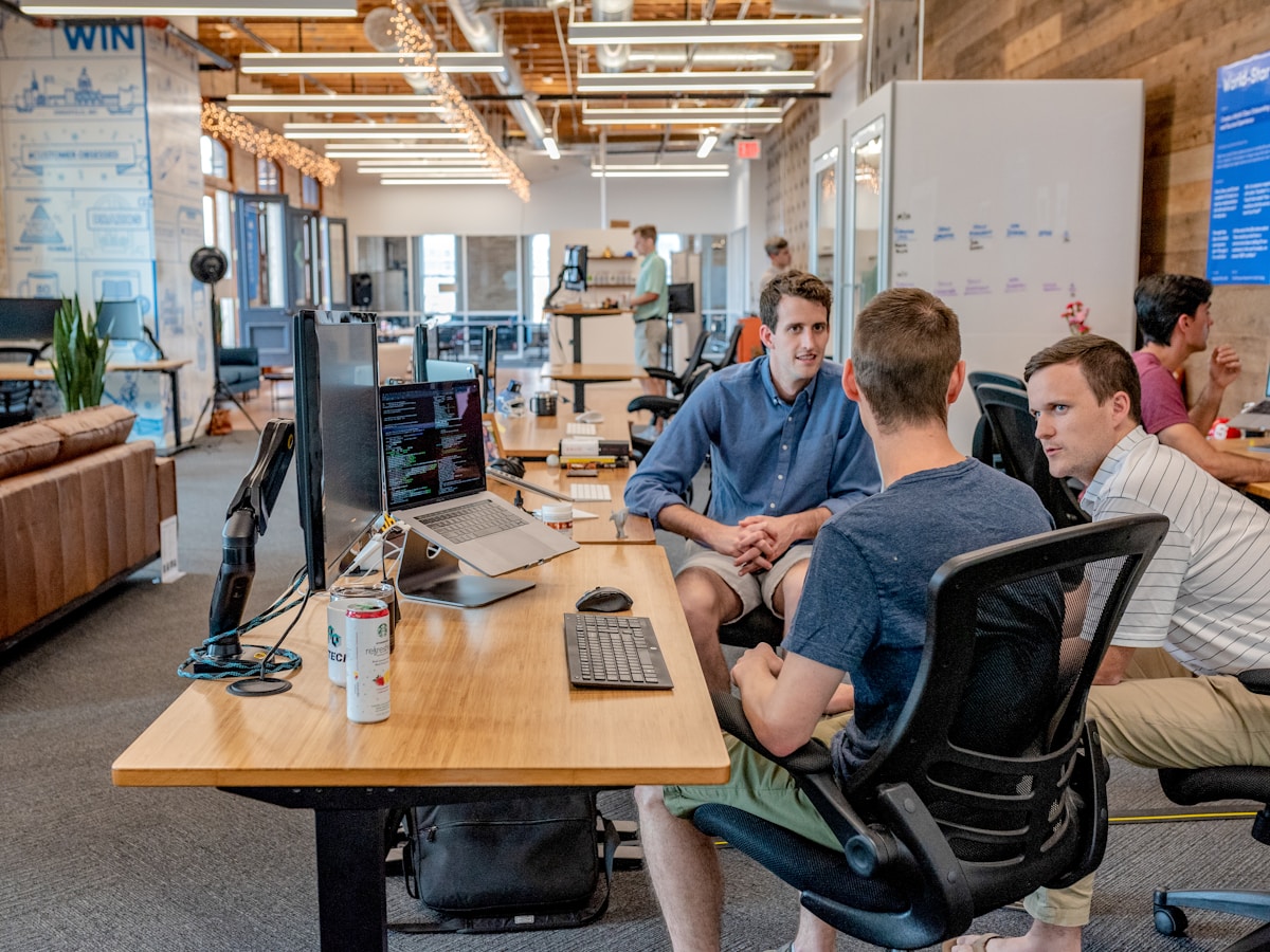 Kenzoryx team analyzing information at Buenos Aires office